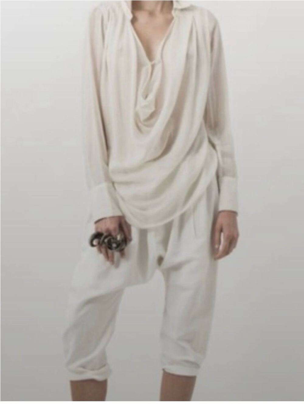 NWOT Zara Drop-Crotch Jogger Comfy Pants SzS